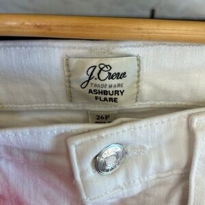 Jcrew White Flare Bootcut Jeans 26 Petite